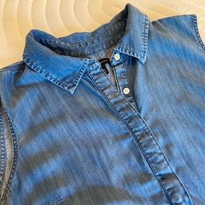 Talbots Denim sleeveless top
